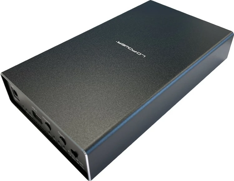 Kasë LC-Power për HDD/SSD M.2, USB Type-C, e zezë
