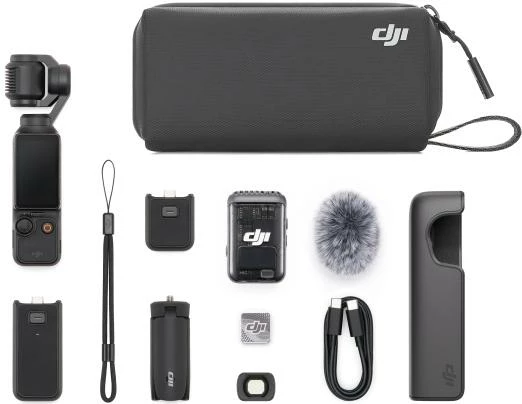 kamerë aksion, DJI, Osmo Pocket 3 Creator CP OS 00000302 01, e zezë
