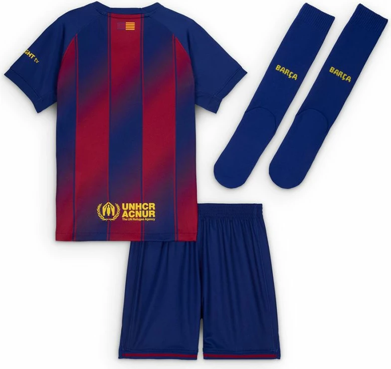 Komplet stadiumi fëmijësh Nike FC Barcelona 2025/2026, HJ5619-456