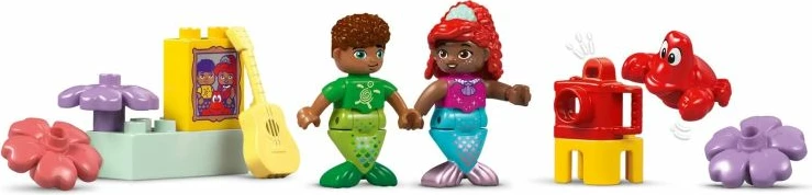 Set lodrash LEGO Duplo për fëmijë, Ariel's Magical Underwater Palace