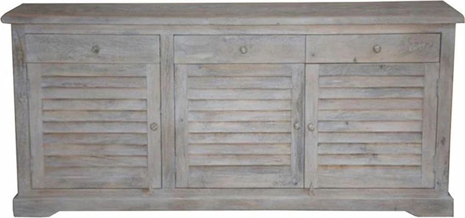 Bufe Grillies, dru mango, ngjyrë natyrale antike, 170x40x78