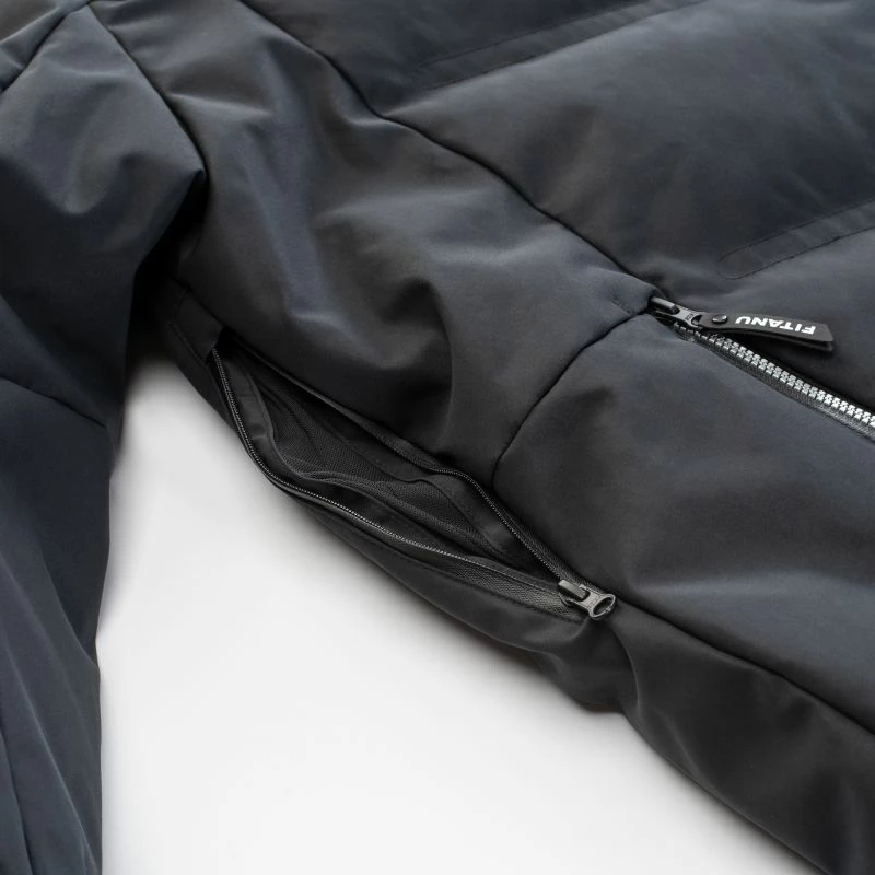 Jakne për meshkuj Fitanu CERTIS PRIMALOFT, e zezë