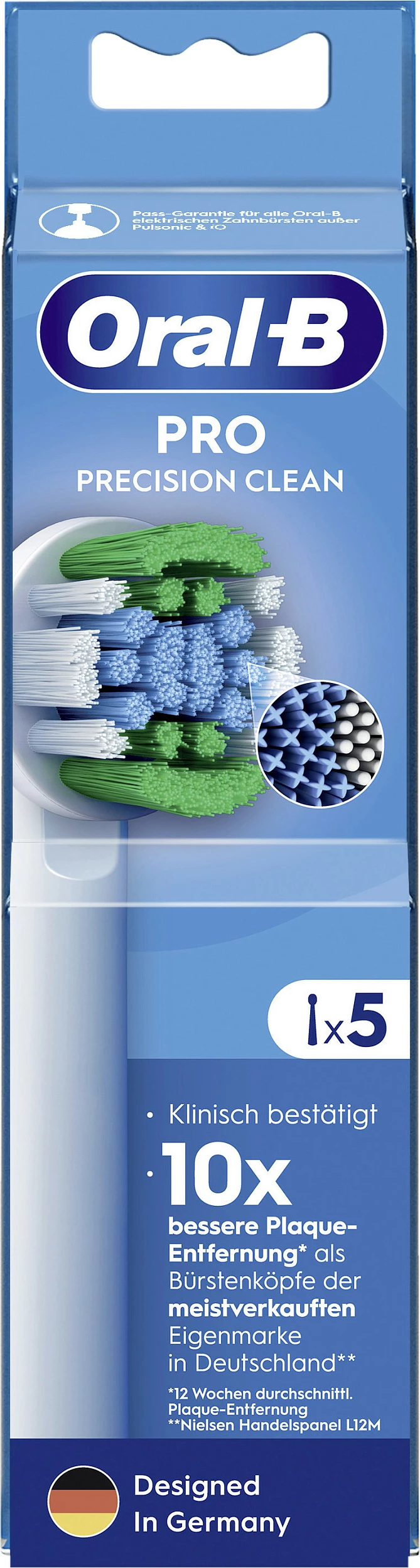 Koka zëvendësuese Oral-B Precision Clean 5 copë, e bardhë