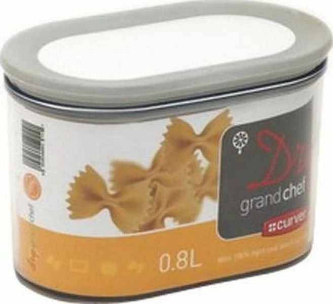 Enë hermetike ruajtjeje ushqimi Curver 164807 0.8L, gri, 1 copë