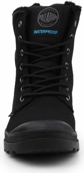Këpucë Palladium Pampa Sport Cuff Waterproof për meshkuj dhe femra, të zeza [Madhësia: 47]