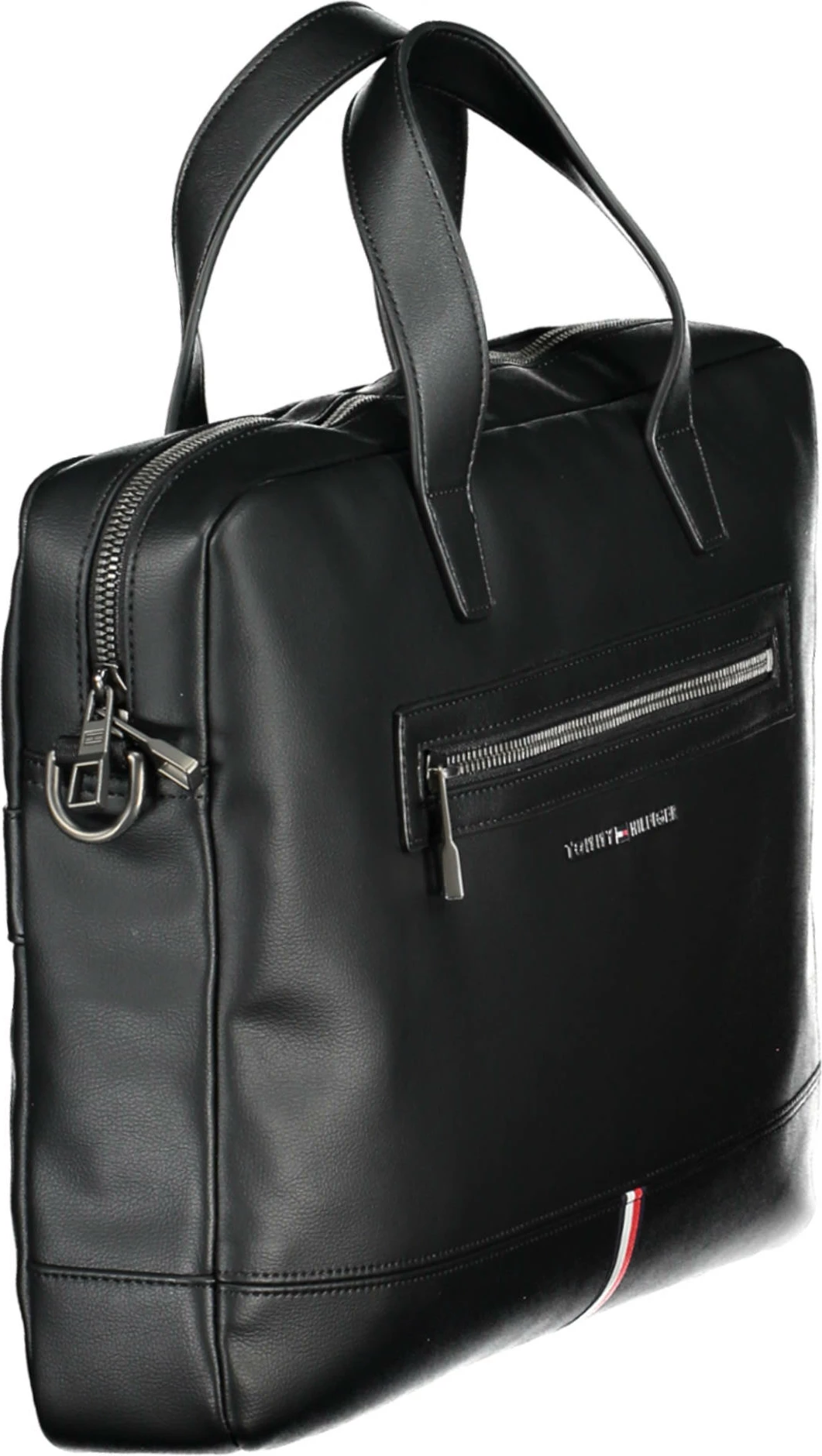 Çantë pune TOMMY HILFIGER MAN BLACK BRIEFCASE, meshkuj, e zezë
