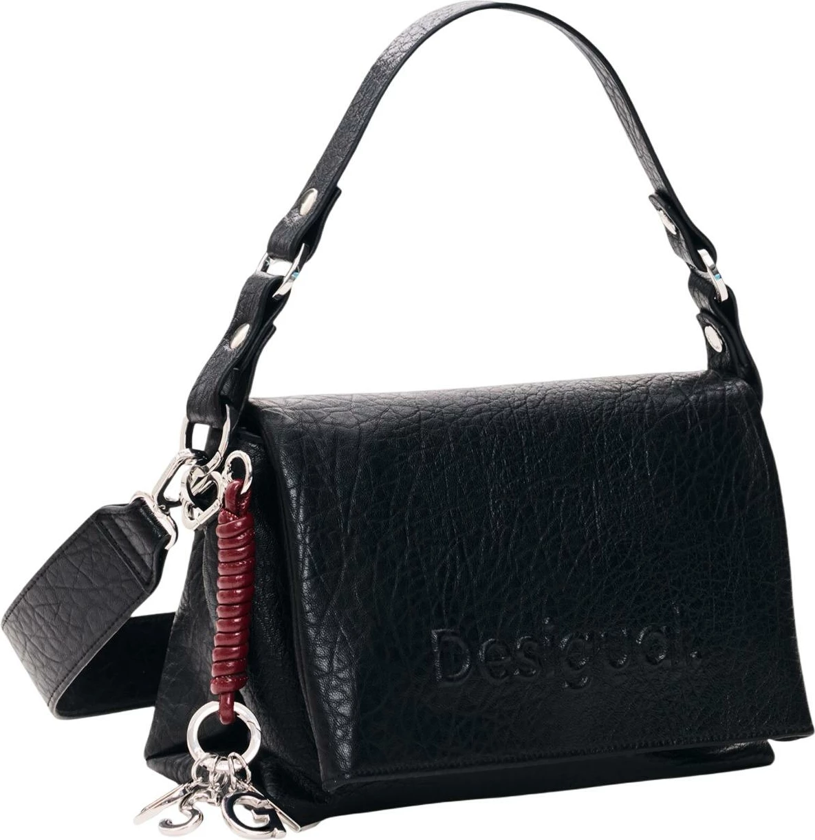 Çantë krahu për femra Desigual Venecia 4.0 26WAXP08, e zezë