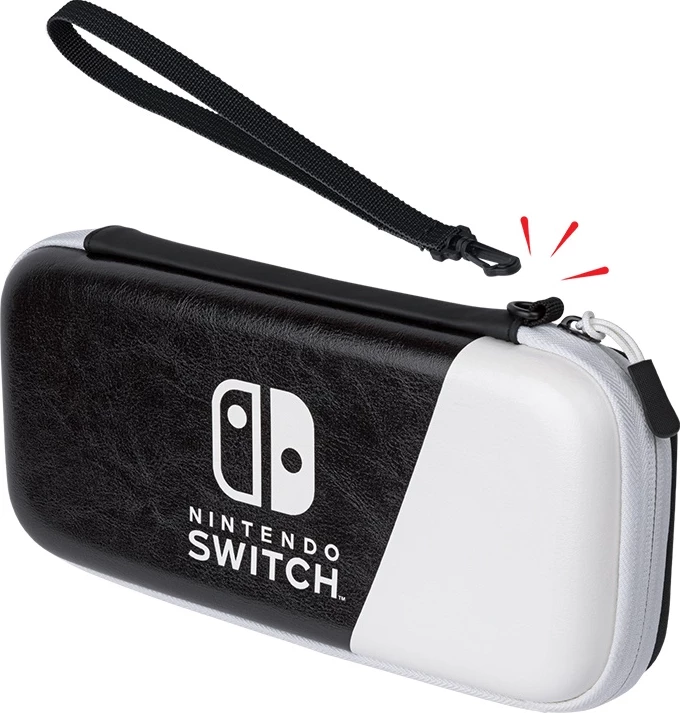 Këllëf udhëtimi PDP Deluxe Travel Case për Nintendo Switch/Switch Lite/Switch OLED, bardhë e zi