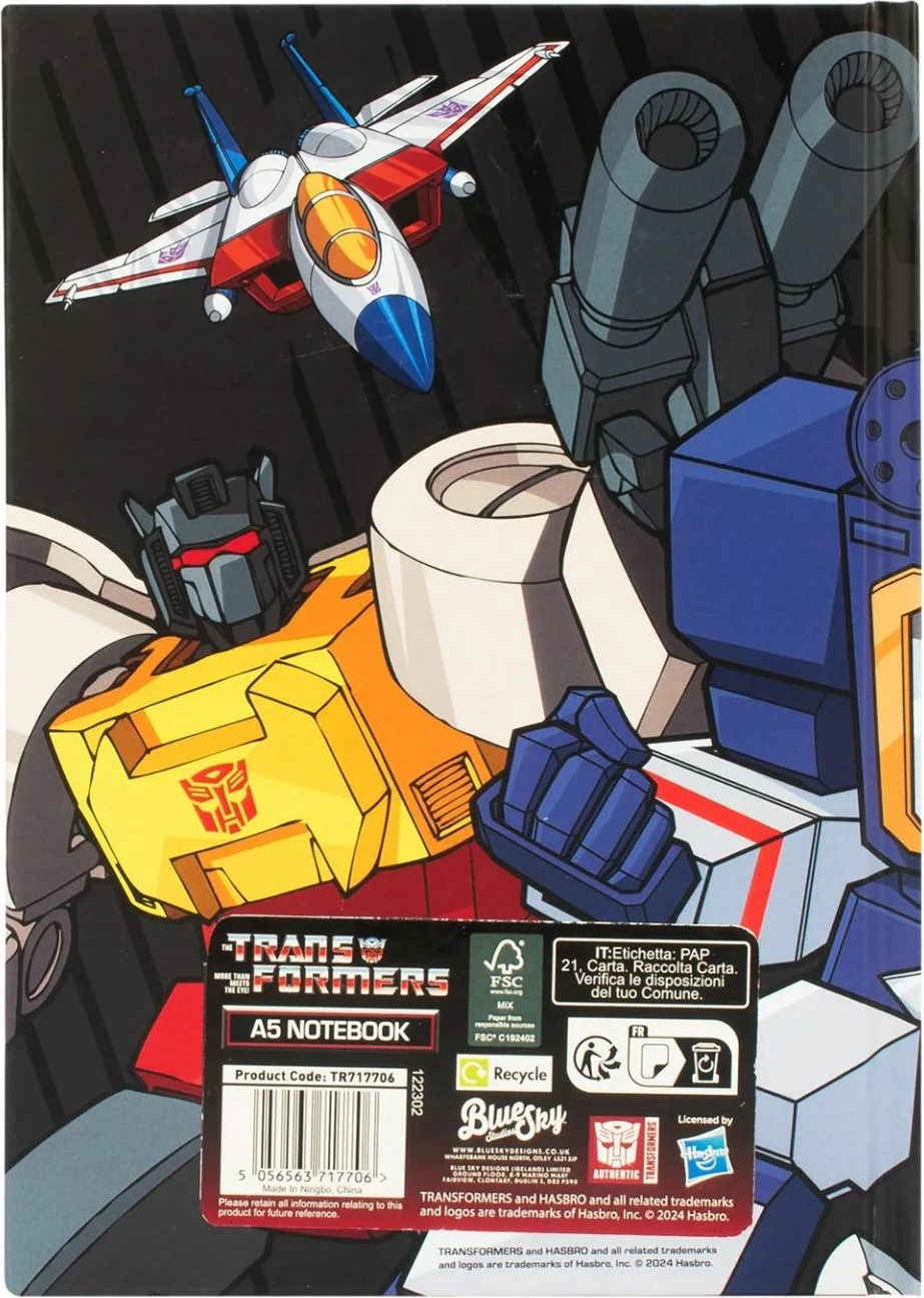 Fletore BLUE SKY Transformers A5 premium 120 fletë 80 g/m²