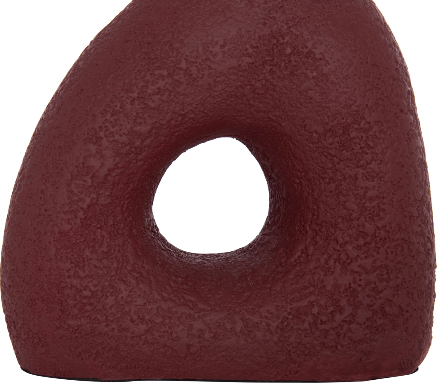 Vazo dekorative tavoline, terrakotë, ngjyrë e kuqe e errët, DECANT FH4667.06M, 17x6.5x20cm