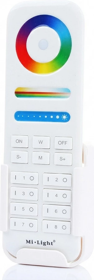 Telekomandë LED Synergy21 MiLight/MiBoxer RGB-CCT (RGB-WW), 8 zona
