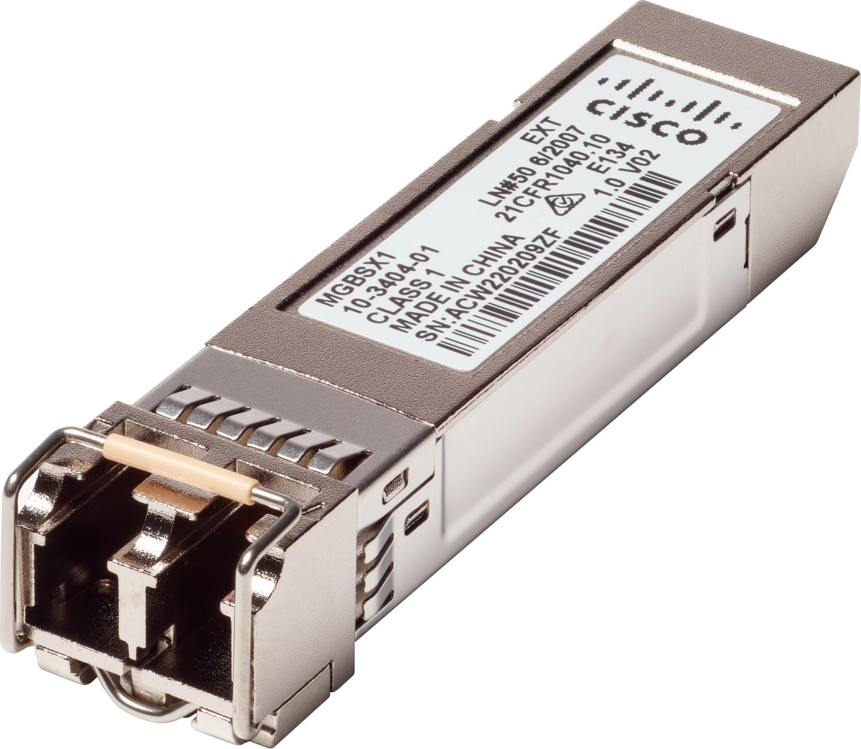 SFP modul Cisco MGBSX1, Gigabit Ethernet, 1000BASE-SX, 550m, 850nm
