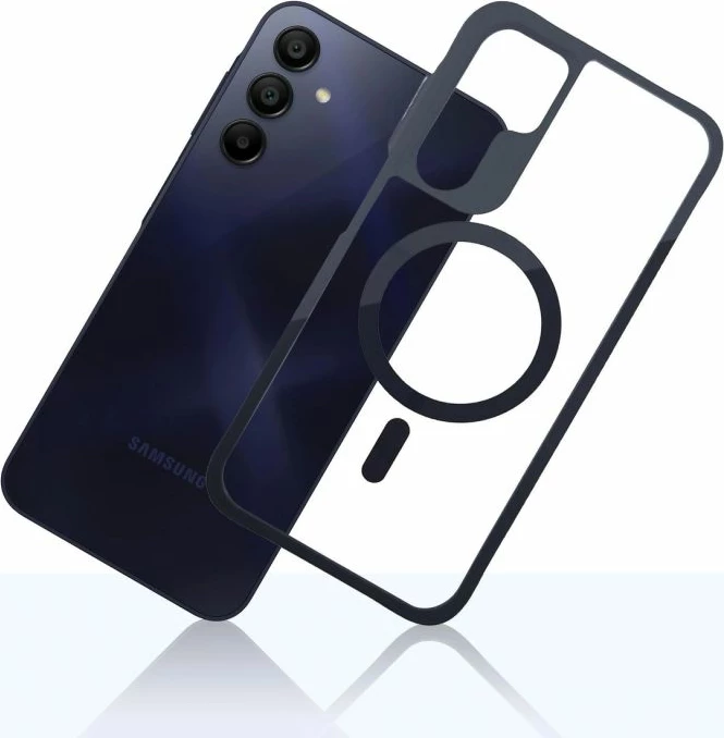 Kapak telefoni 3mk Satin Armor MagCase për Samsung Galaxy A15 5G, transparent