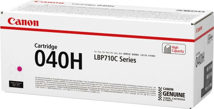 Toner Canon 040H (0457C001/0457C002) kapacitet i lartë ~10,000 faqe, për i-SENSYS LBP710C Series, magenta