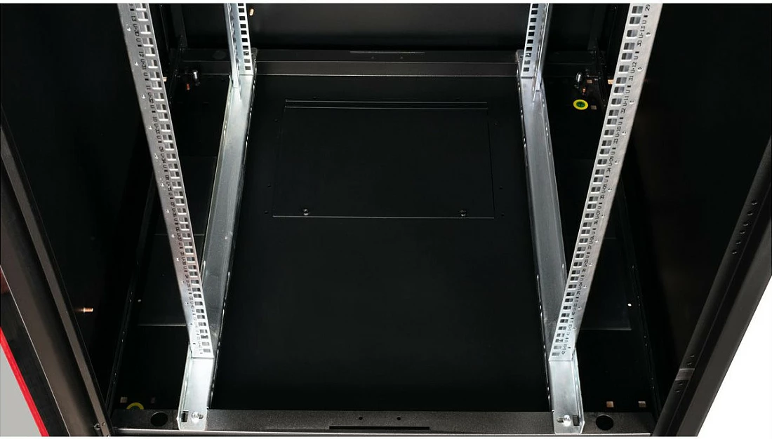 Kabinet rrjeti ROLINE Basic 42U, 19", 800x800mm, derë xhami, 600kg, i zi