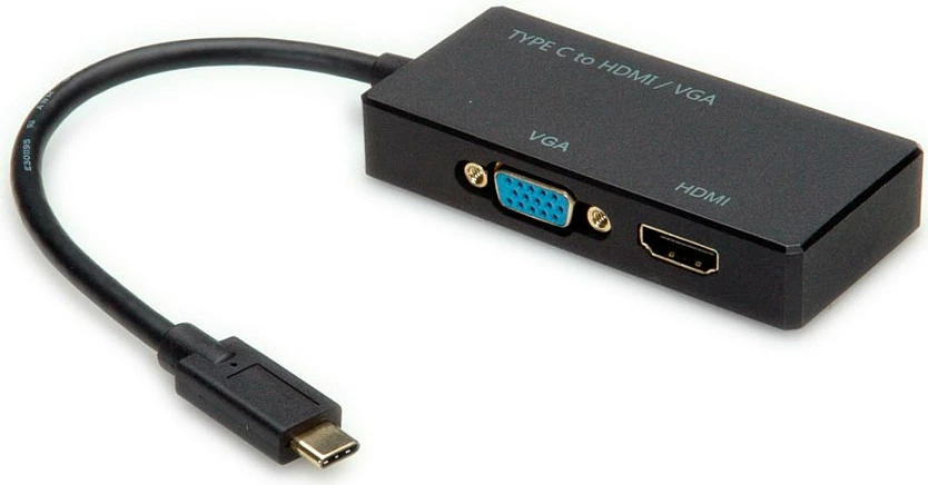 Adapter display VALUE USB-C - VGA/HDMI, 4K, i zi