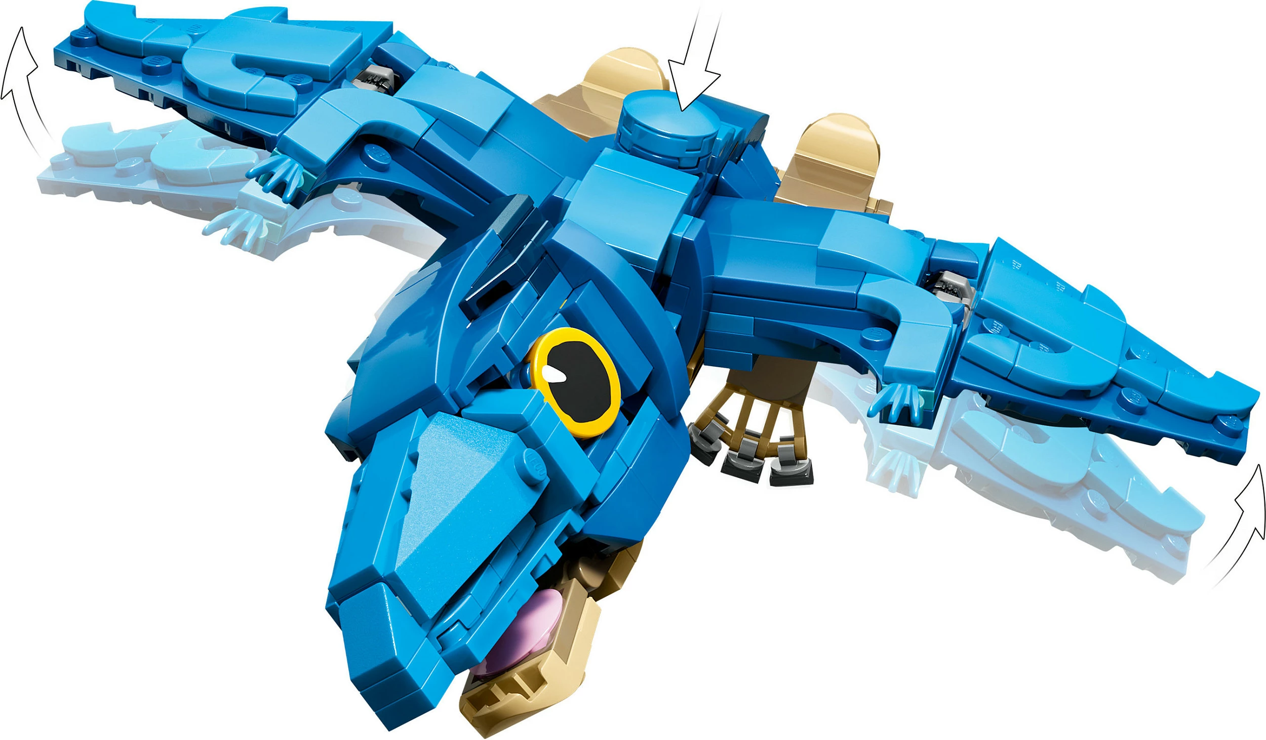 Set LEGO Jurassic World 77977 Baby Pteranodon, 373 copë, 7+, blu