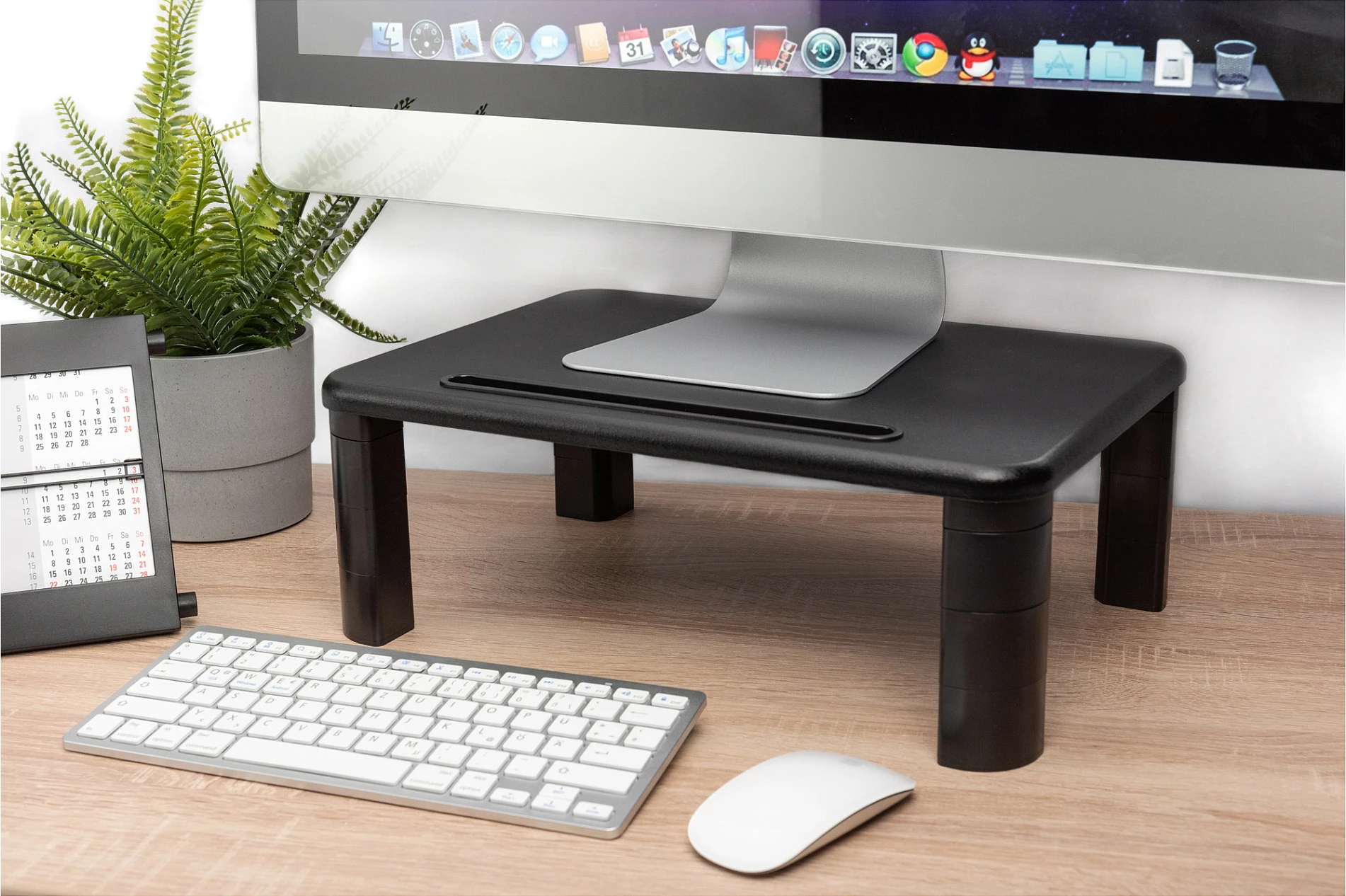 Mbajtës monitori/laptopi Digitus, rregullim lartësie, 400x280mm, ngjyrë e zezë