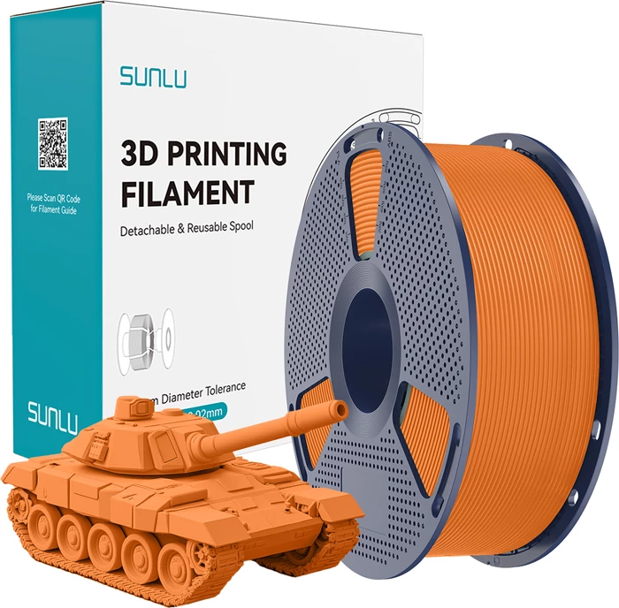 Filament PLA+ High-Speed Sunlu PLA+ H-S O 1.75 mm portokalli