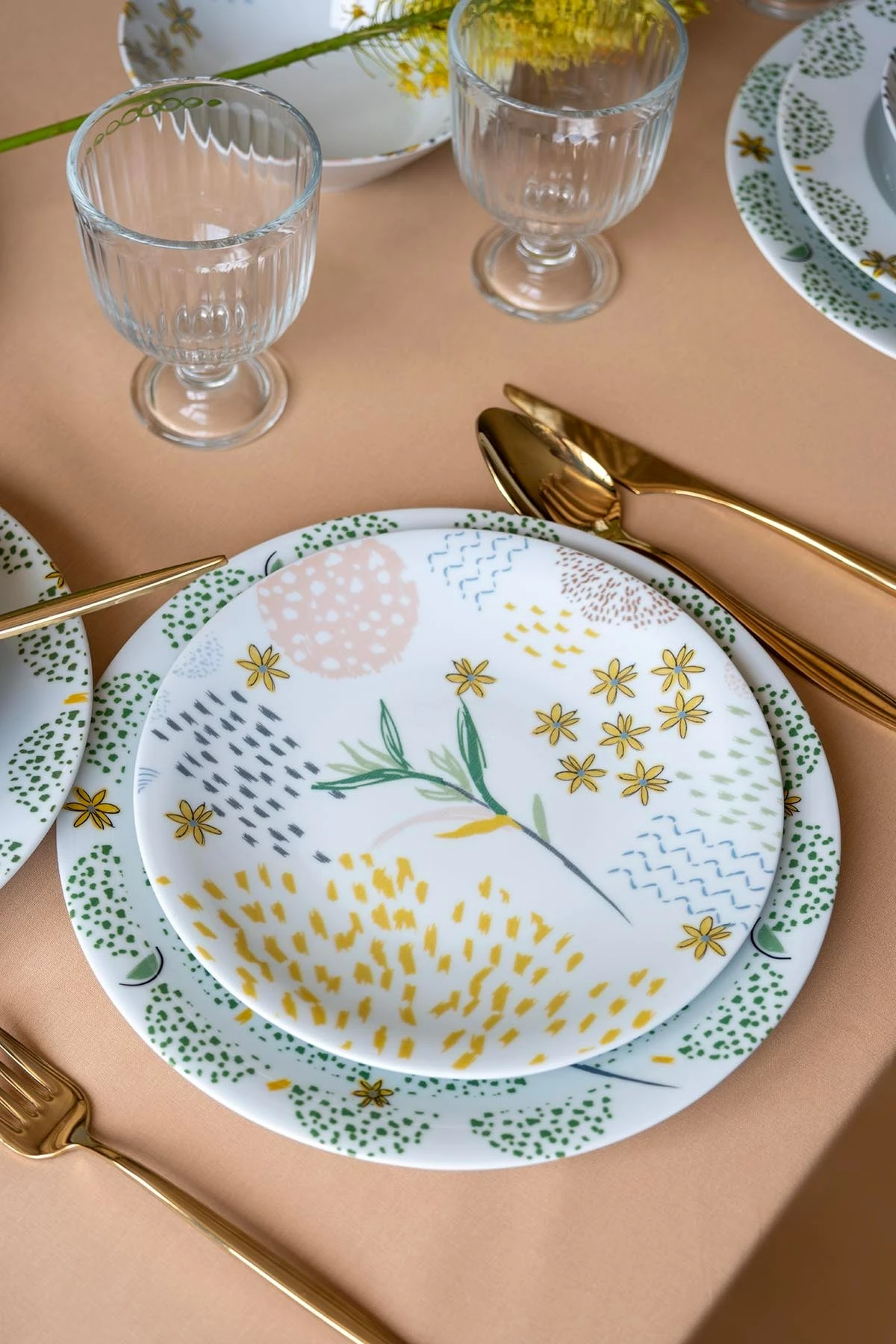Set enësh për drekë (24 copë), Hermia Concept, NNZG24Y2885700