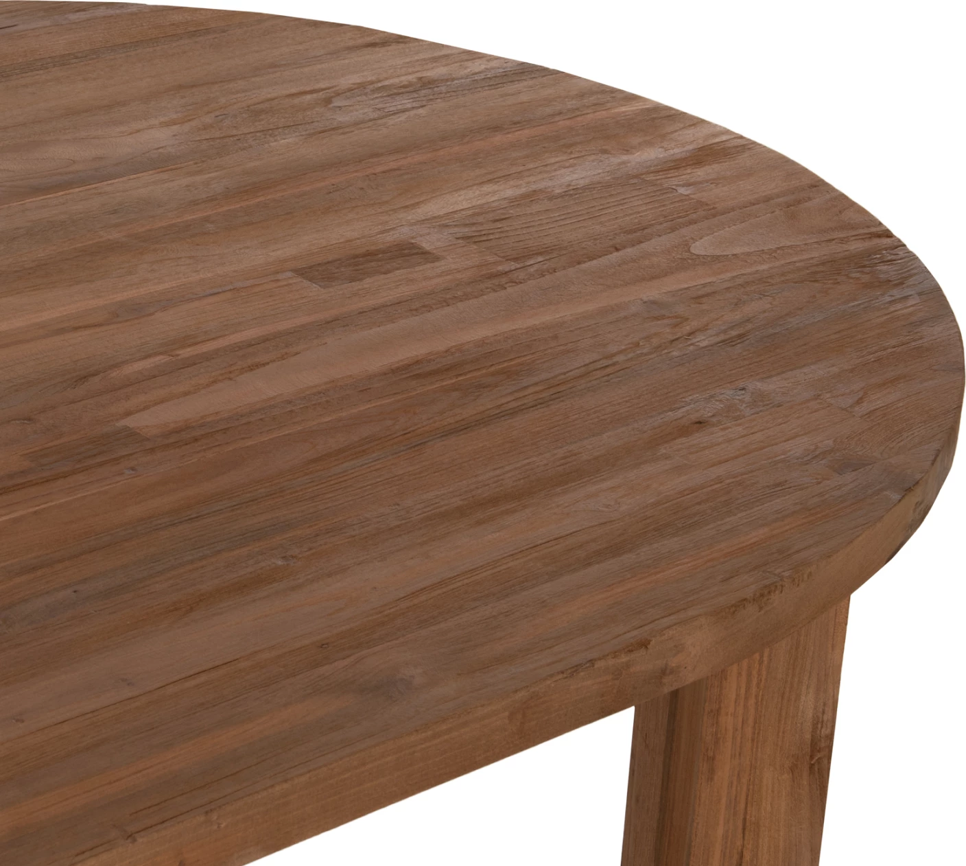 Tavolinë ngrënie KUTAI, dru TEAK i ricikluar, ngjyrë natyrale, 220x100x75H cm