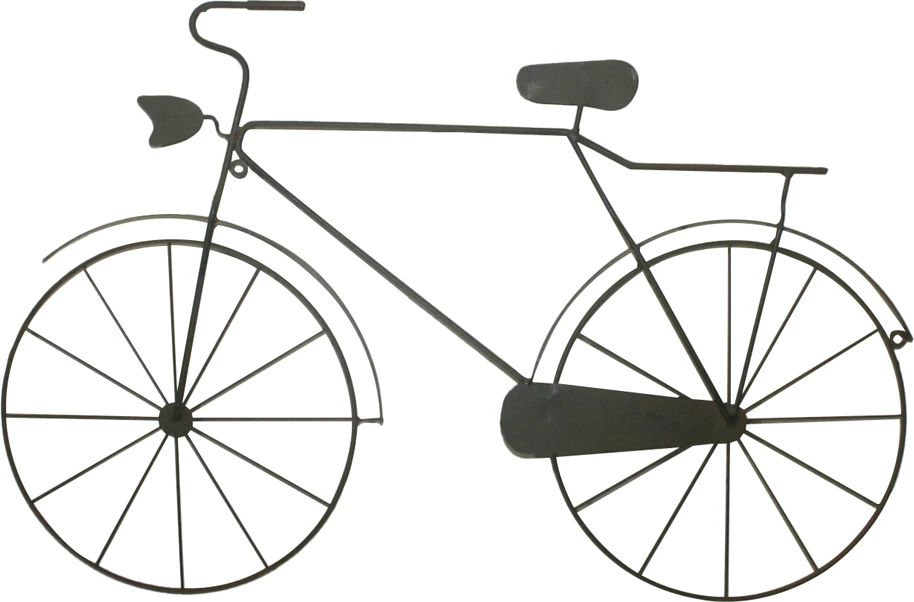 Dekor muror Tandem, metal i zi, 65x1x43 cm
