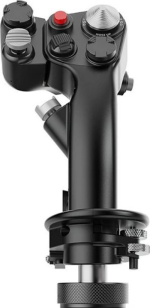 Grip joystick fluturimi Moza Racing MH16, metal, shumë butona, i zi