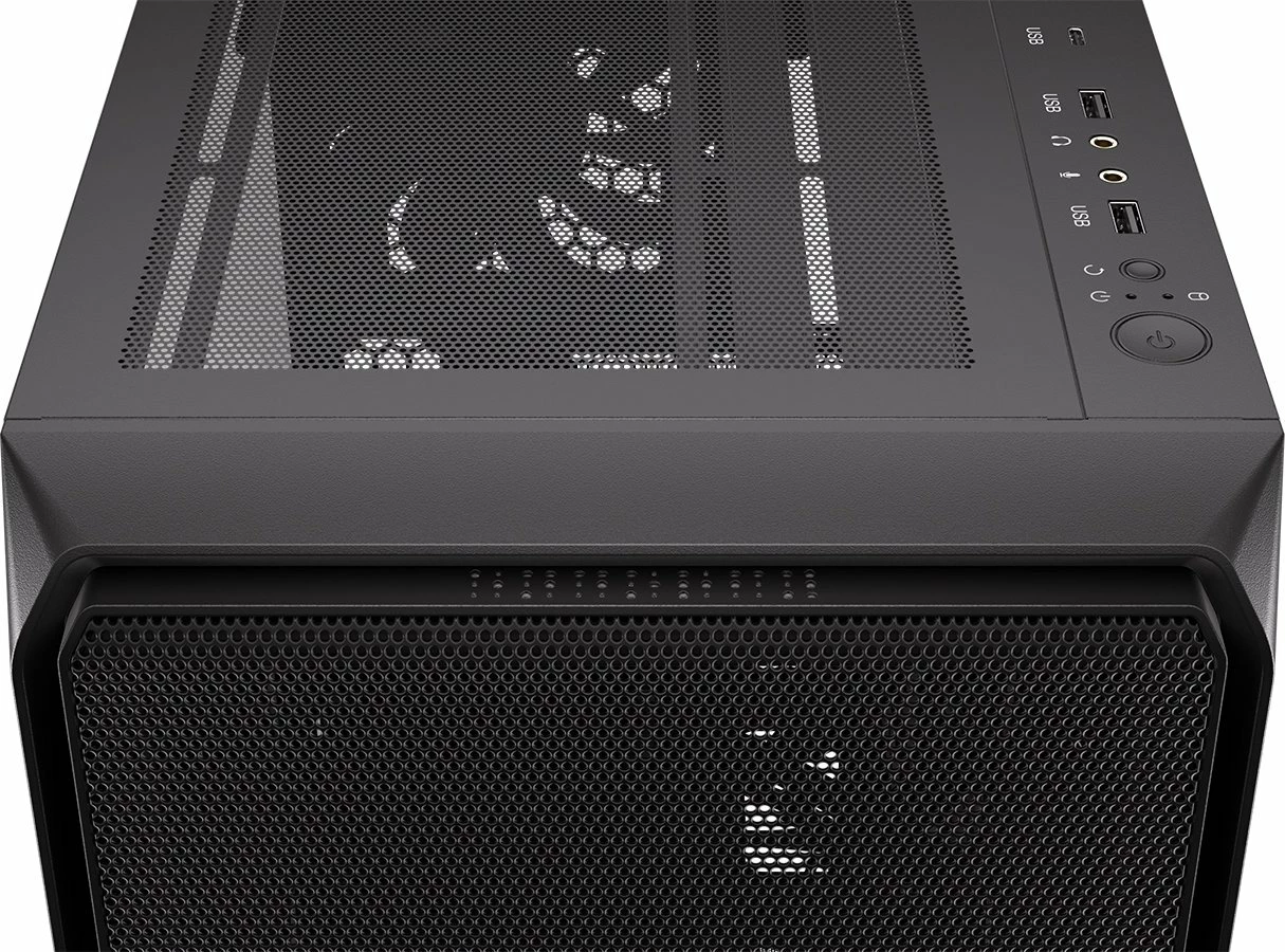 Kasë Endorfy Arx 500 Air (EY2A010), Midi Tower ATX, 5x 140mm PWM, xham i kalitur, e zezë