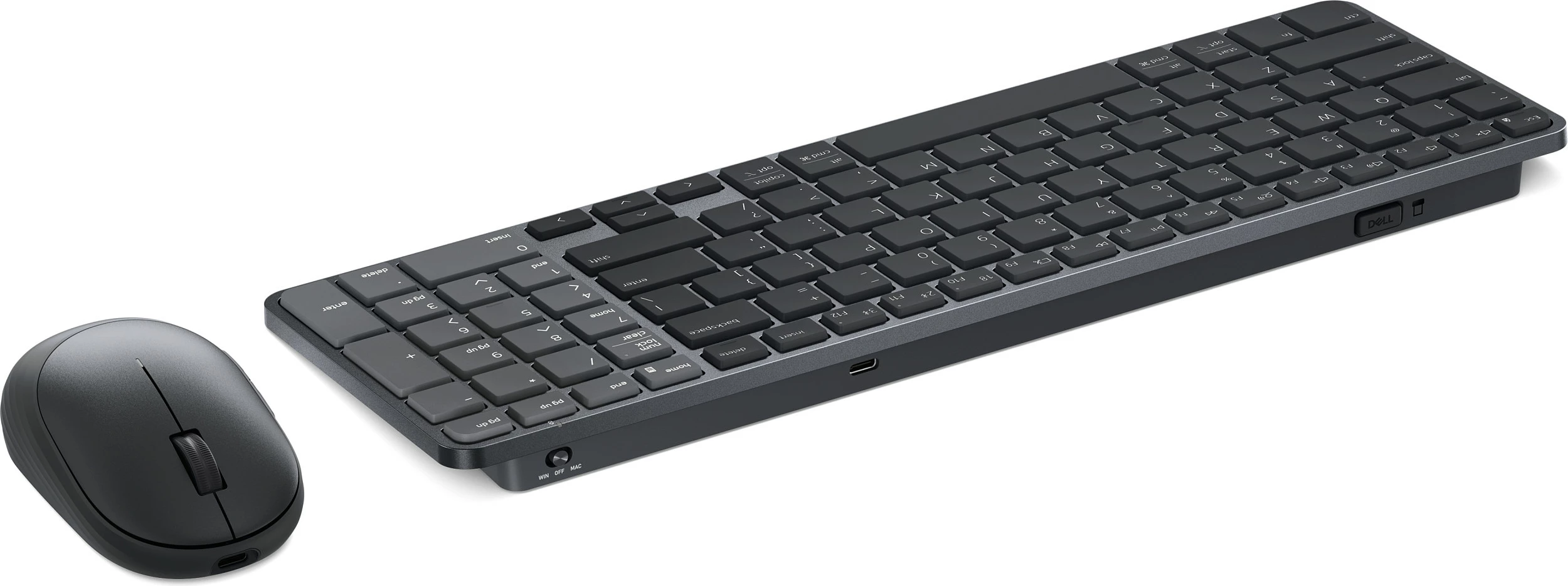 Set tastierë + maus Dell PRO 7 Rechargeable Compact, rikarikueshme, e zezë