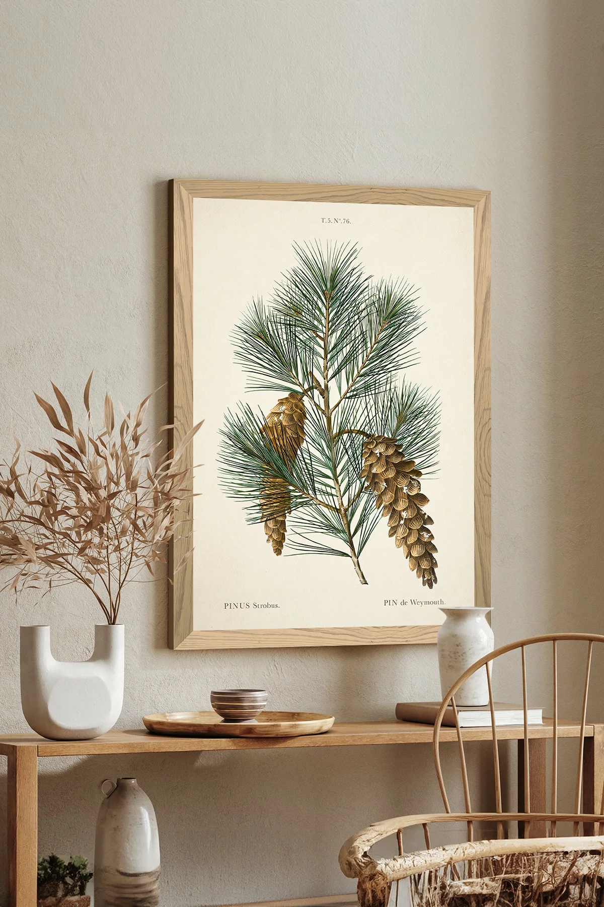 Pikturë dekorative, Wallity, Tekhammdf64, shumëngjyrëshe, 33x48cm