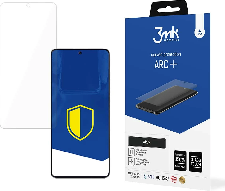 Folje mbrojtëse për ekran, 3mk Protection ARC+, për Xiaomi Redmi Note 13 Pro+