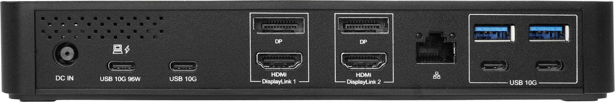 Docking stacion Conceptronic DONN31B, 17-në-1, USB-C 3.2 Gen 2, 100W PD, 4K@60Hz, Ethernet 2.5GbE, i zi