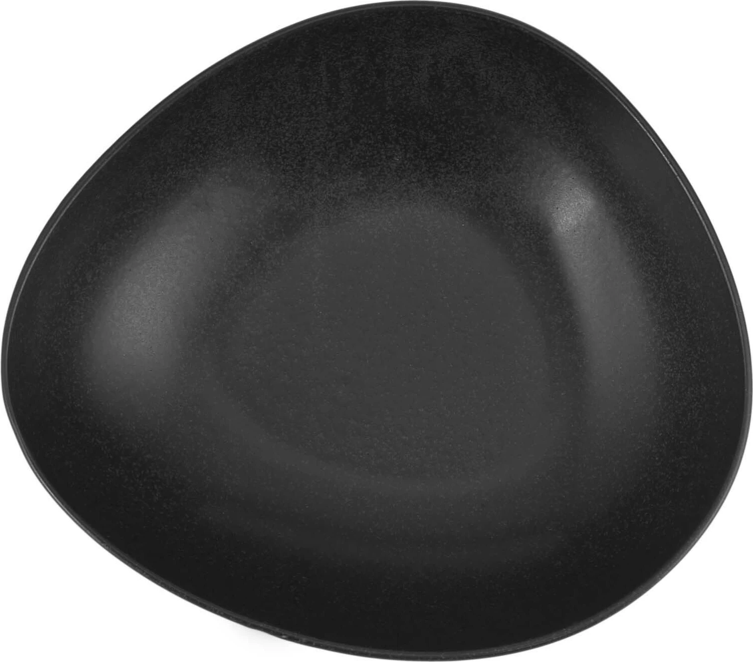Tas trekëndor Porland Seasons Coal 200 mm, 820 ml, porcelan, i zi, set 6 copë