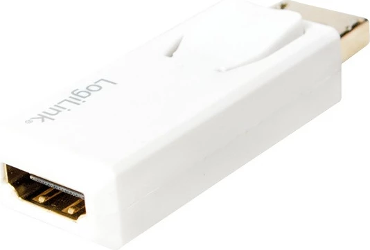 Adapter DisplayPort në HDMI LogiLink CV0100, i bardhë