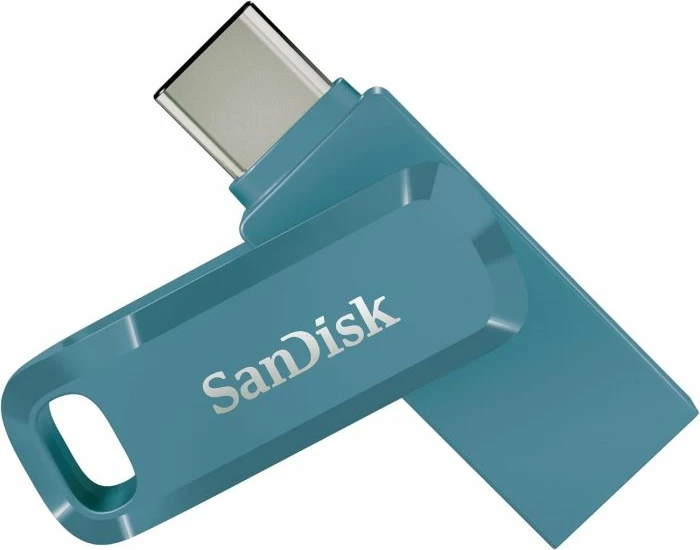 USB flash memorje SanDisk Ultra Dual Drive Go SDDDC3-064G-G46NBB 64GB USB-C/USB-A USB 3.2 Gen 1, kaltër