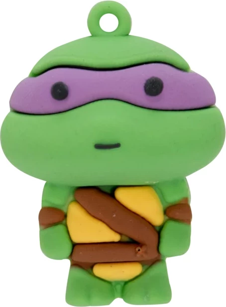 Stilolaps Blue Sky TMNT Mini Pen Pals, 1x stilolaps me bojë + 6x varëse për stilolaps, jeshile