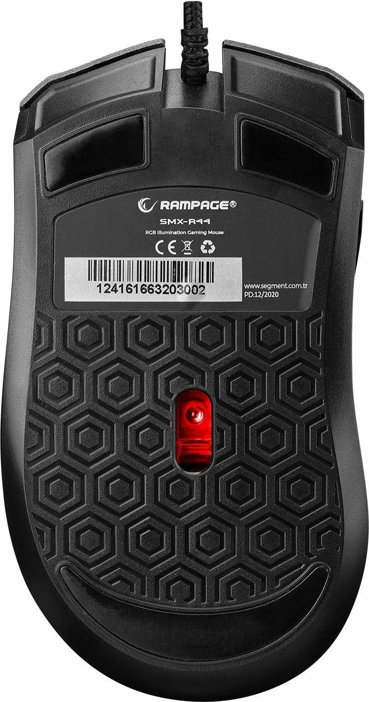 Maus gaming Rampage SMX-R44 V2 12800 DPI RGB USB i zi