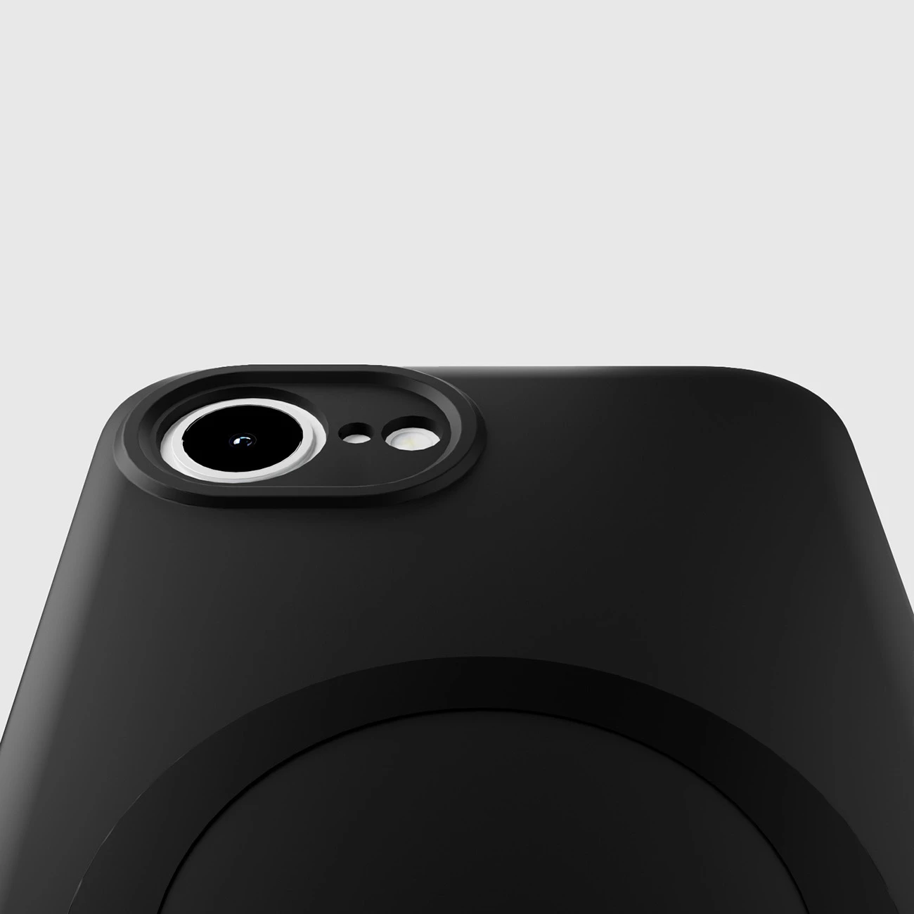 Mbështjellës SBS Instinct Mag për iPhone 16e/17e, MagSafe, TPU + mikrofibër, 20 g, i zi