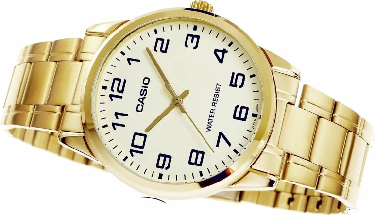 Orë dore për meshkuj Casio, e artë