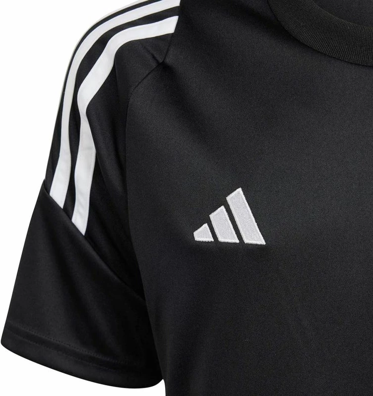 Fanellë futbolli për fëmijë adidas Tiro 24, e bardhë me të zeza