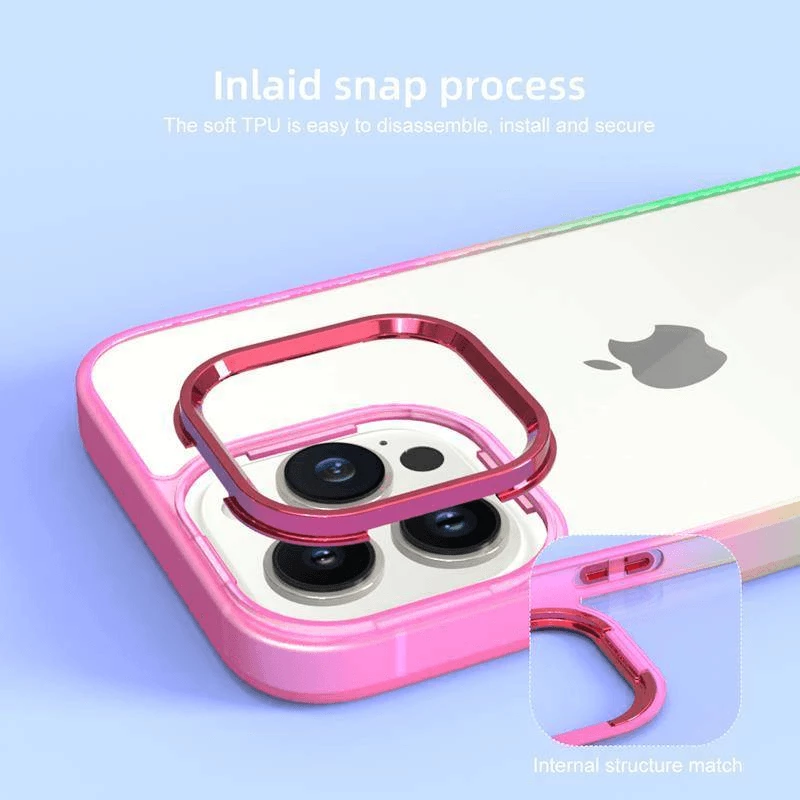 Mbështjellës silikoni gradient ONASI 18674 për Samsung Galaxy A54, 1.8 mm, transparent, kornizë vjollcë-blu