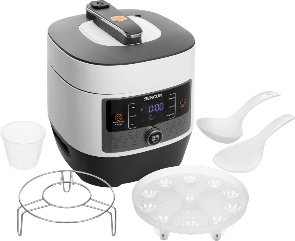 Tenxhere me presion Sencor SPR 3600WH, e bardhë, 5,7 l
