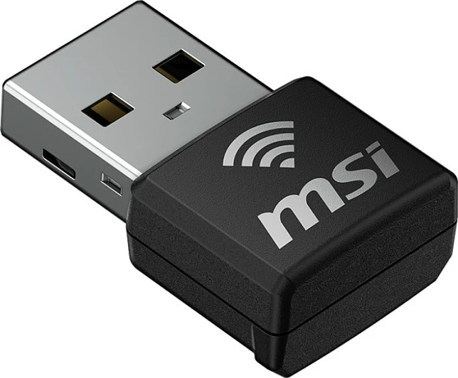 Adapter WiFi USB MSI AX1800 Nano GUAX18N, Wi-Fi 6 Dual-Band, i zi