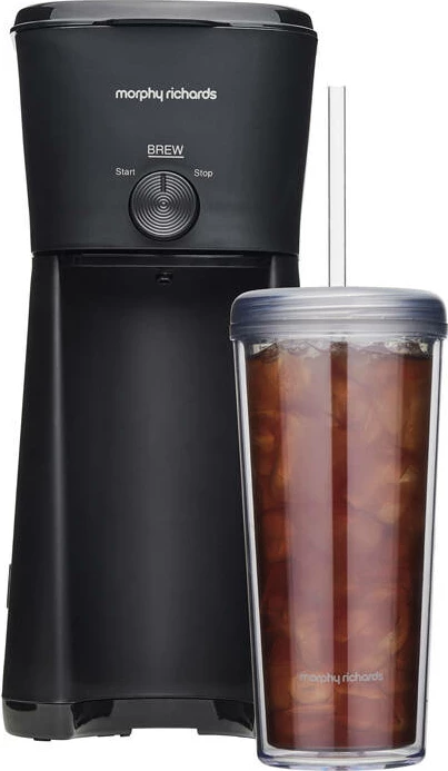 Aparat për kafe të ftohtë Morphy Richards MRCM35BK, 350 ml, me gotë termoizoluese, i zi