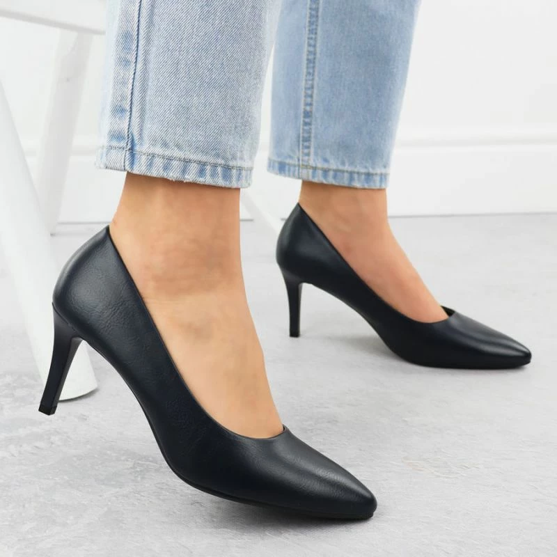 Këpucë elegante femra LEONE Sergio Leone 1336, blu e errët