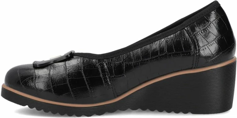 Këpucë me take Filippo DP7661/26, të zeza