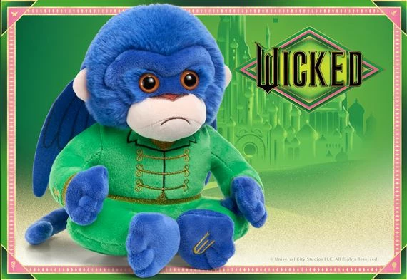 Lodër pellushi NOBLE COLLECTION Wicked Chistery 19 cm, blu/jeshile