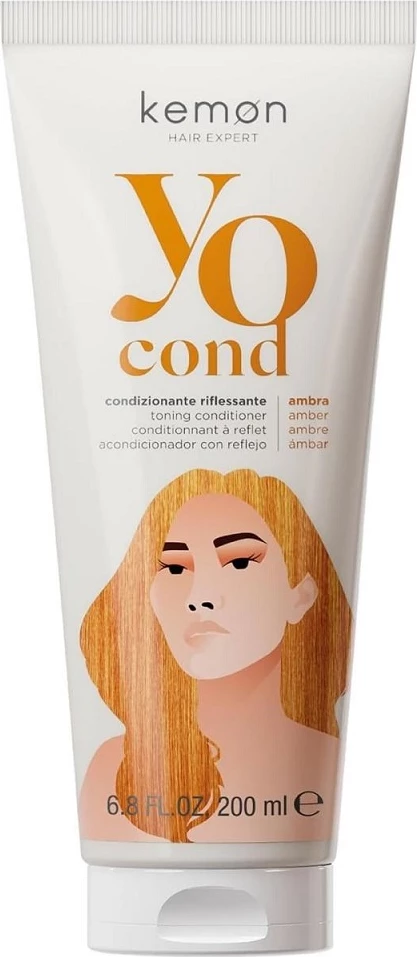 Kondicioner ngjyrues për flokë Kemon Yo Cond Amber për femra 200ml