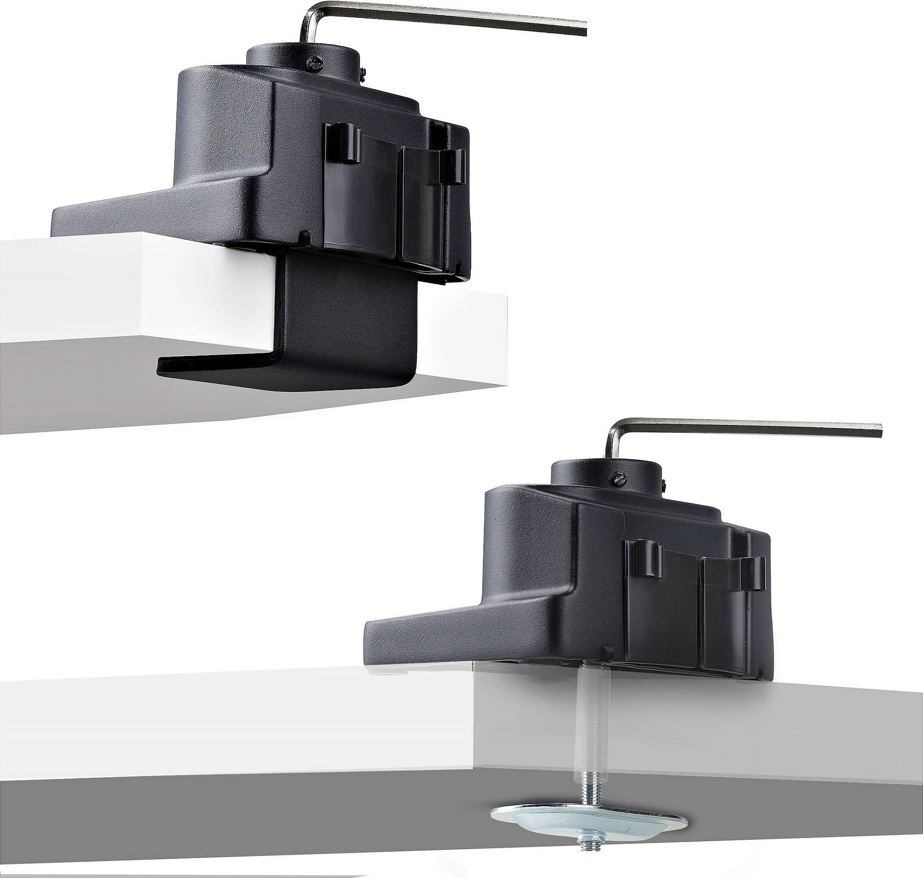 Mbajtëse tavoline për 3 monitorë StarTech, deri 27", VESA 75x75/100x100, clamp/grommet, e zezë