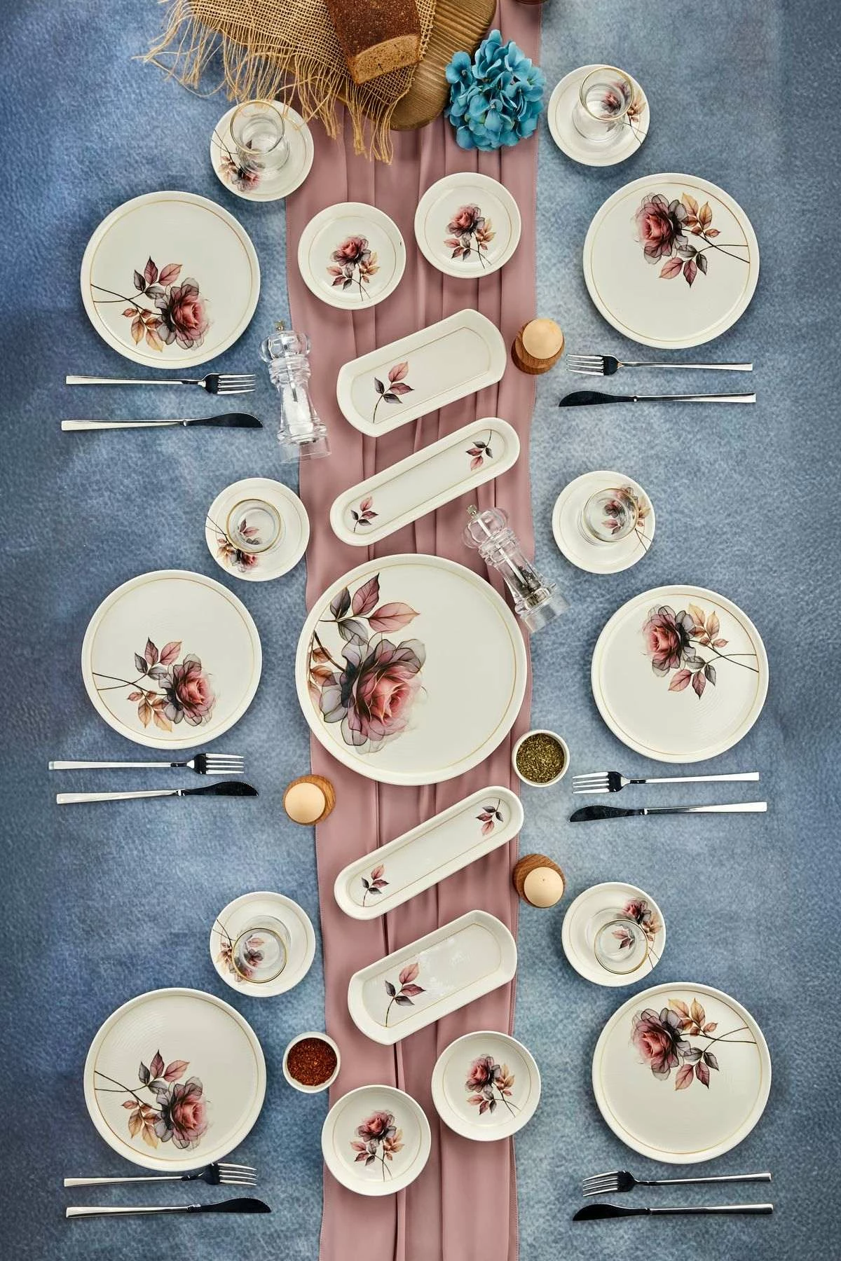 Set mëngjesi 21 pjesësh, Hermia Concept, HaleLuxRolyefli21